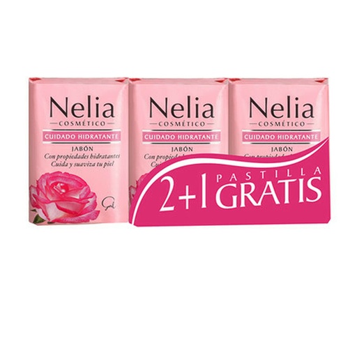 [2995] NELIA JABONCILLOS 125GRS PACK 2+1