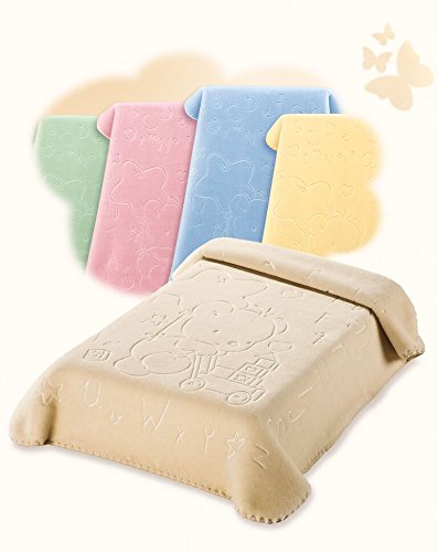 BELPLA MANTA CUNA BABY PERLA STER 110X140